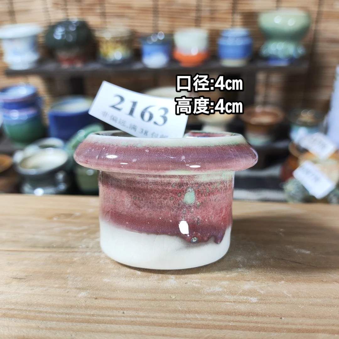 手工创意多肉花盆摆件迷你多肉花盆景德镇纯手工制做
