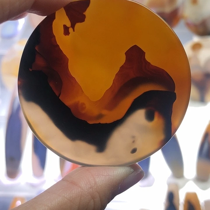 查罗石未镶嵌珠宝半成品137霞