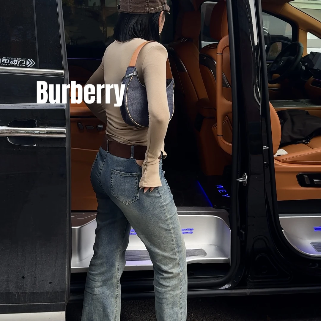 修复品619336/BURBERRY/博柏利牛仔腋下包