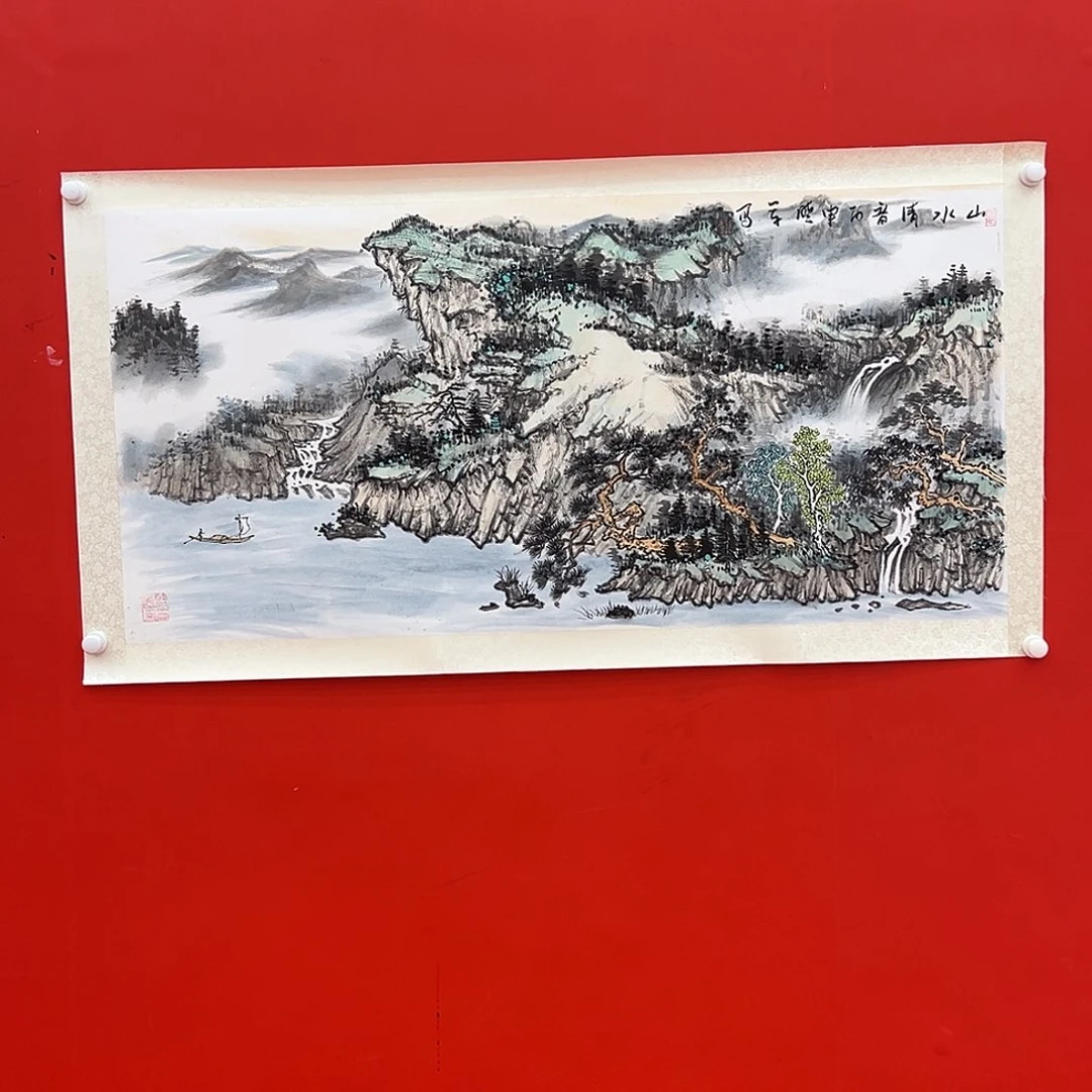 国画画家崔晓军老师作