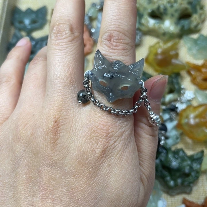 蛇纹石玉合金颈饰