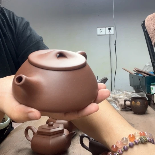 茶壶紫砂平**福泥料底槽清