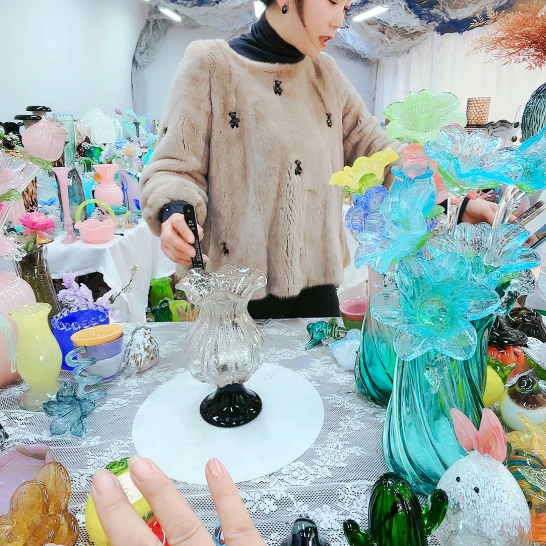 福利不退不换琉璃花瓶花器艺术品