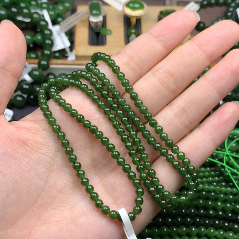 【闪购商品】颈饰未镶嵌和田玉（碧玉）?4m