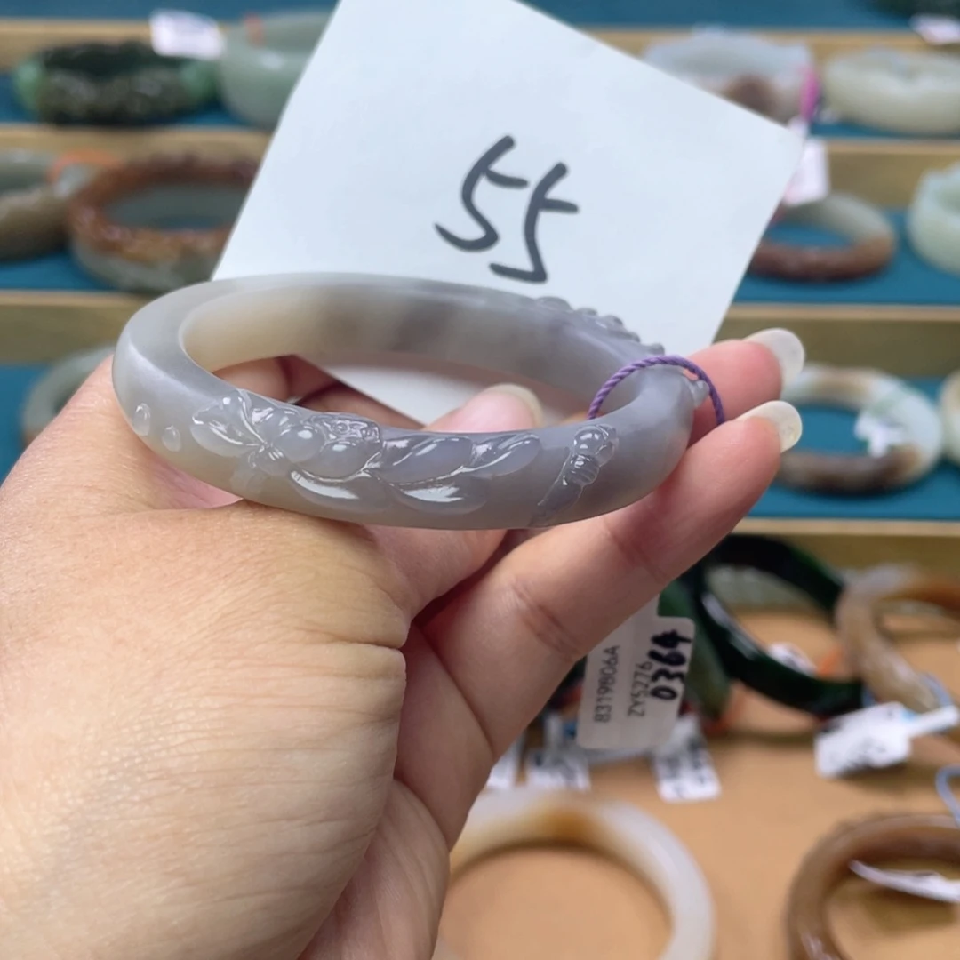 未镶嵌手镯和田玉圈口55