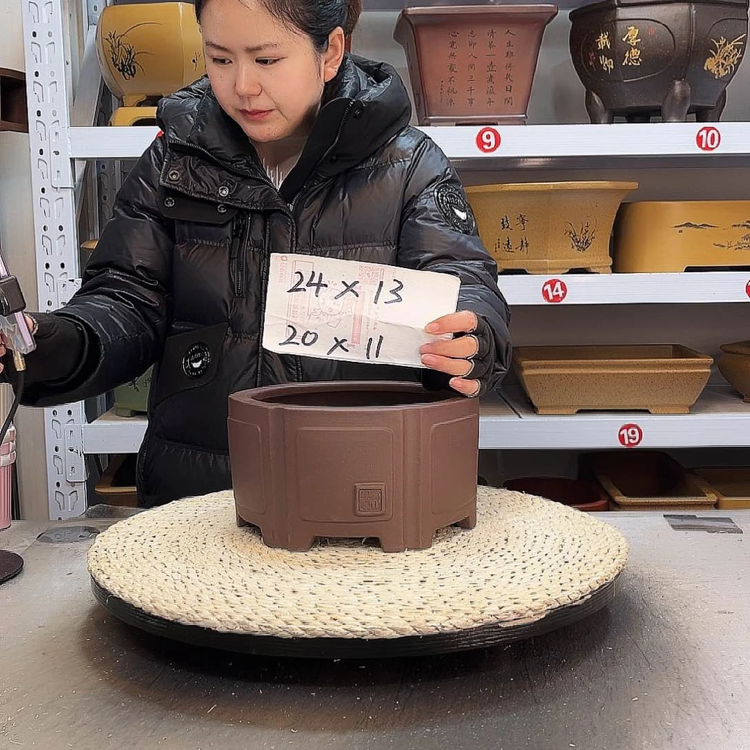 紫砂花盆紫砂花盆