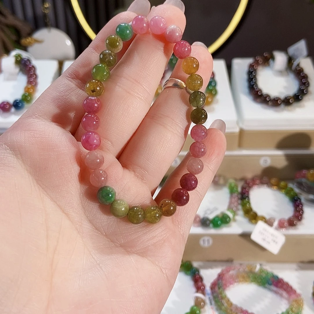 手串未镶嵌碧玺G2042单圈颜色微差发1