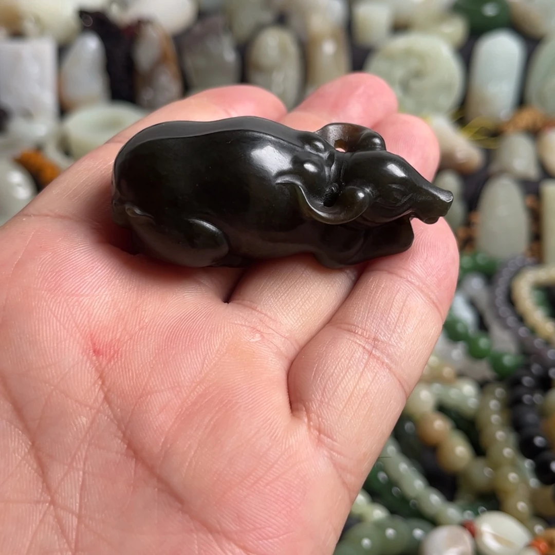 吊坠(不含链)未镶嵌和田玉（白玉）