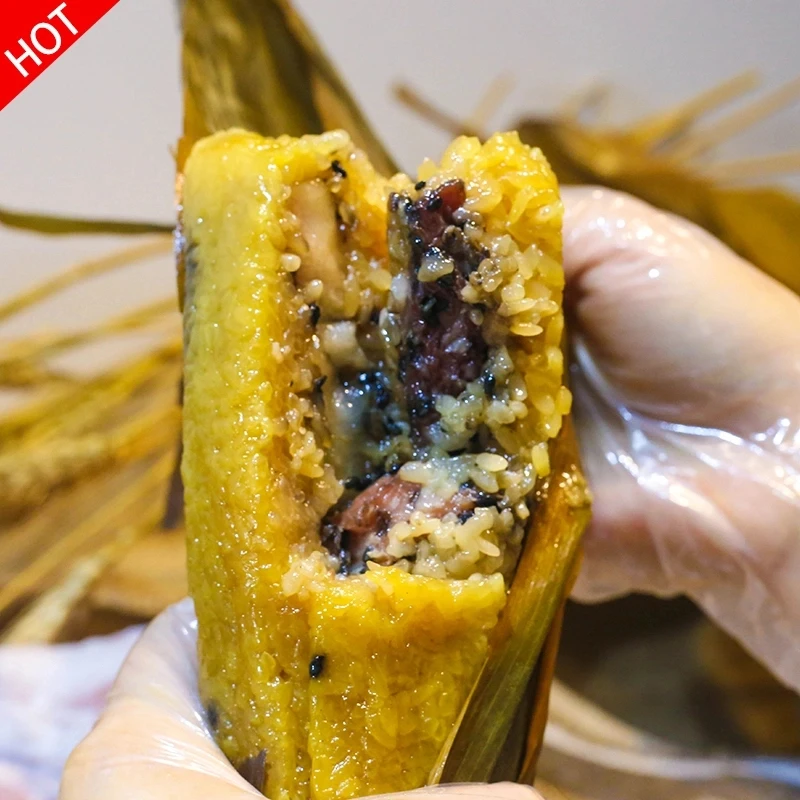 d10【220克/条】信宜特产端午长条粽子灰水粽豆粽猪肉粽广东茂名古粽粽子同城送粽子同城送夜宵