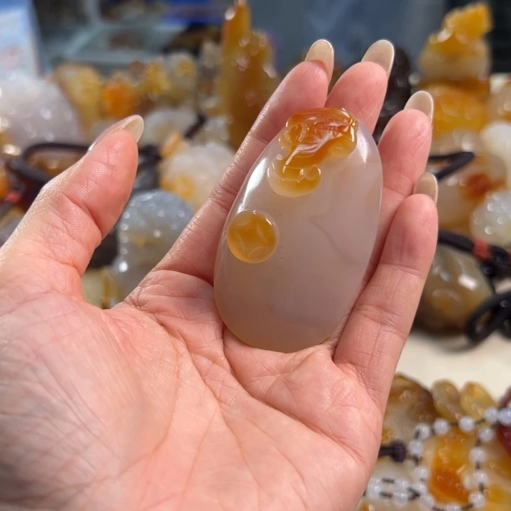 玛瑙/玉髓吊坠(不含链)未镶嵌