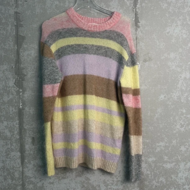 未使用 Acne studio XXS*1/AcneStudio彩色羊毛女士毛衣/16830/JP