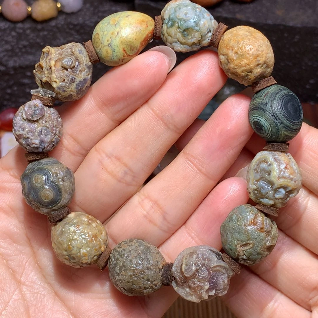 未镶嵌玛瑙/玉髓珠宝半成品