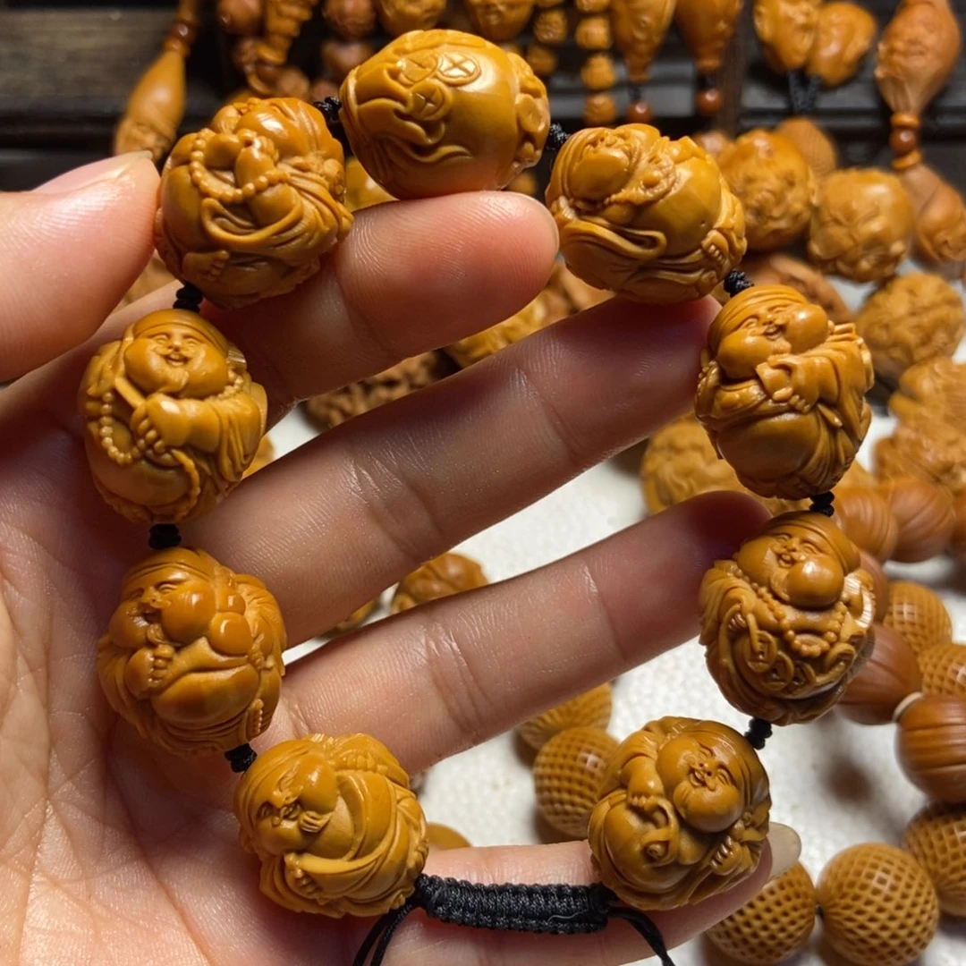 【闪购商品】橄榄核手串/手链瑞兽财神2.0左右