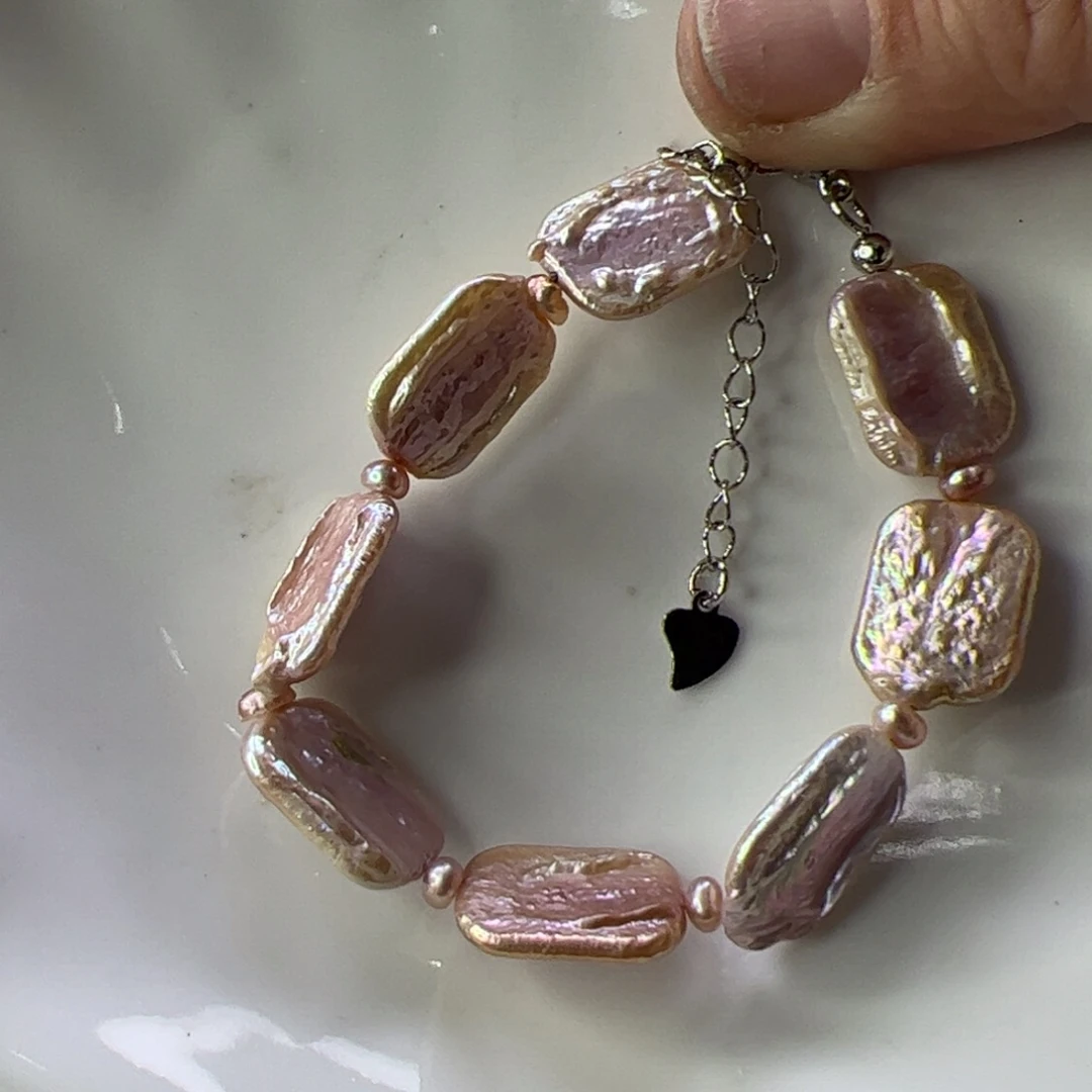 淡水珍珠合金手绳