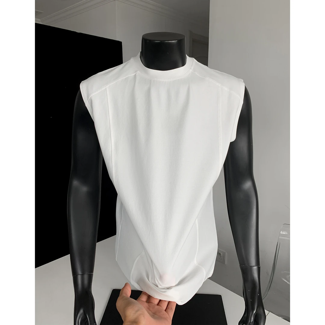 cleanfit凉感背心男款夏季小领口冰丝无袖黑色短袖内搭运动坎肩袖