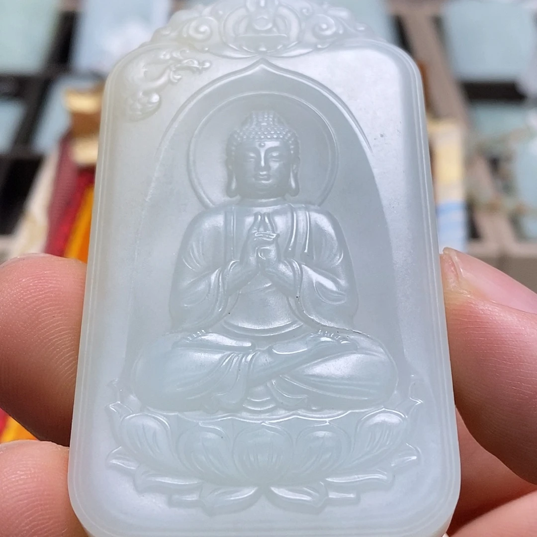 广***）未镶嵌和田玉挂件