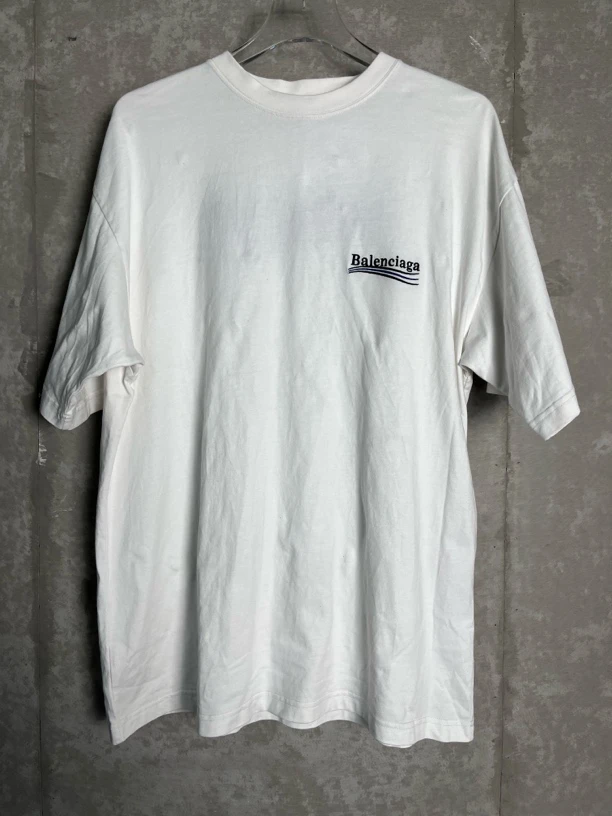 未使用 Balenciaga/巴黎世家 M*1/巴黎世家可乐刺绣短袖/07682