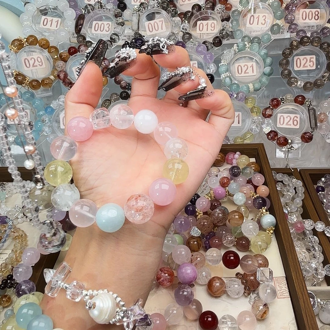 手链水晶银S925镶嵌