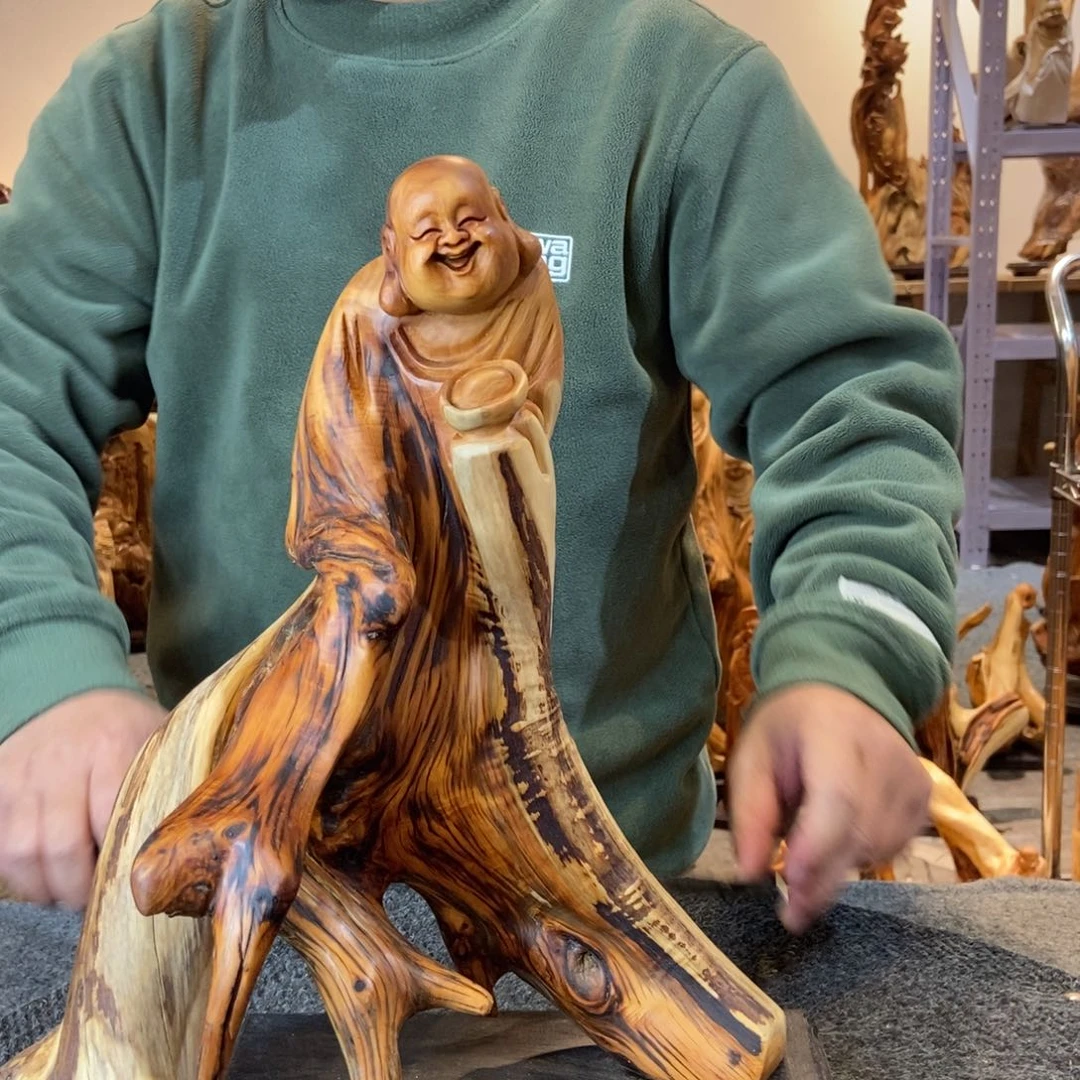 柏木（崖柏）太行崖柏根雕摆件