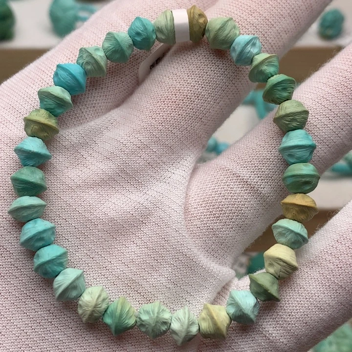 绿松石未镶嵌珠宝奇石7.5mm