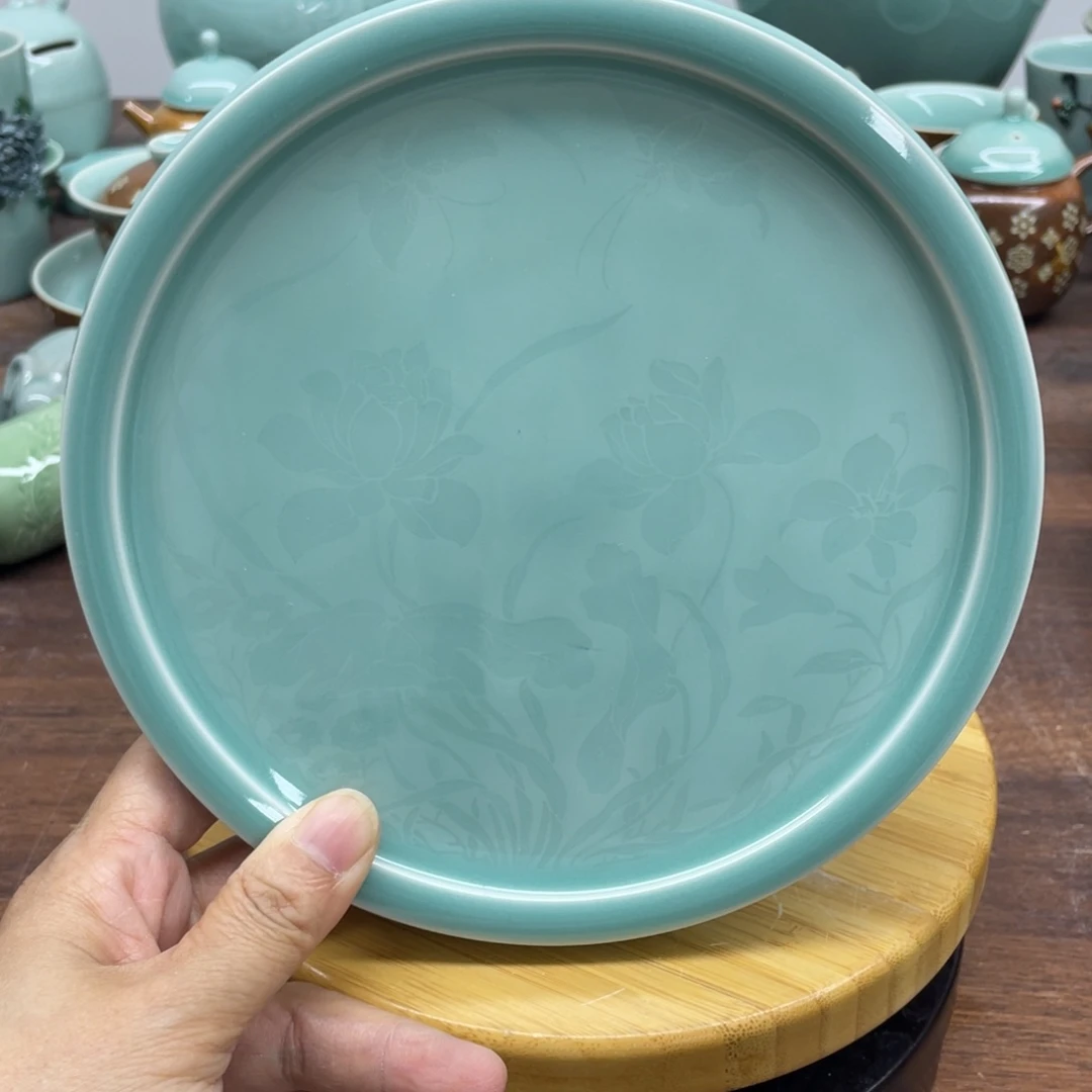 微瑕特价青瓷青瓷18厘米