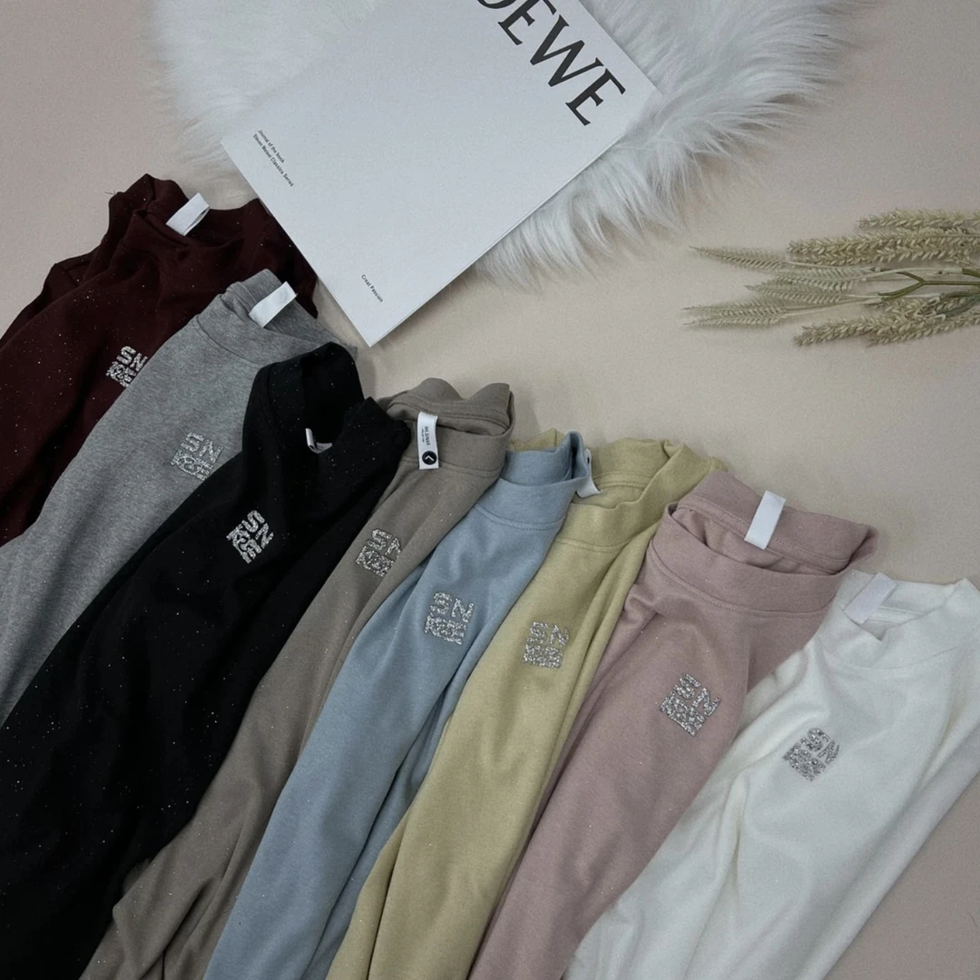 《优麦汇》Y5226春款圆领设计感时尚百搭短袖显瘦上衣款女