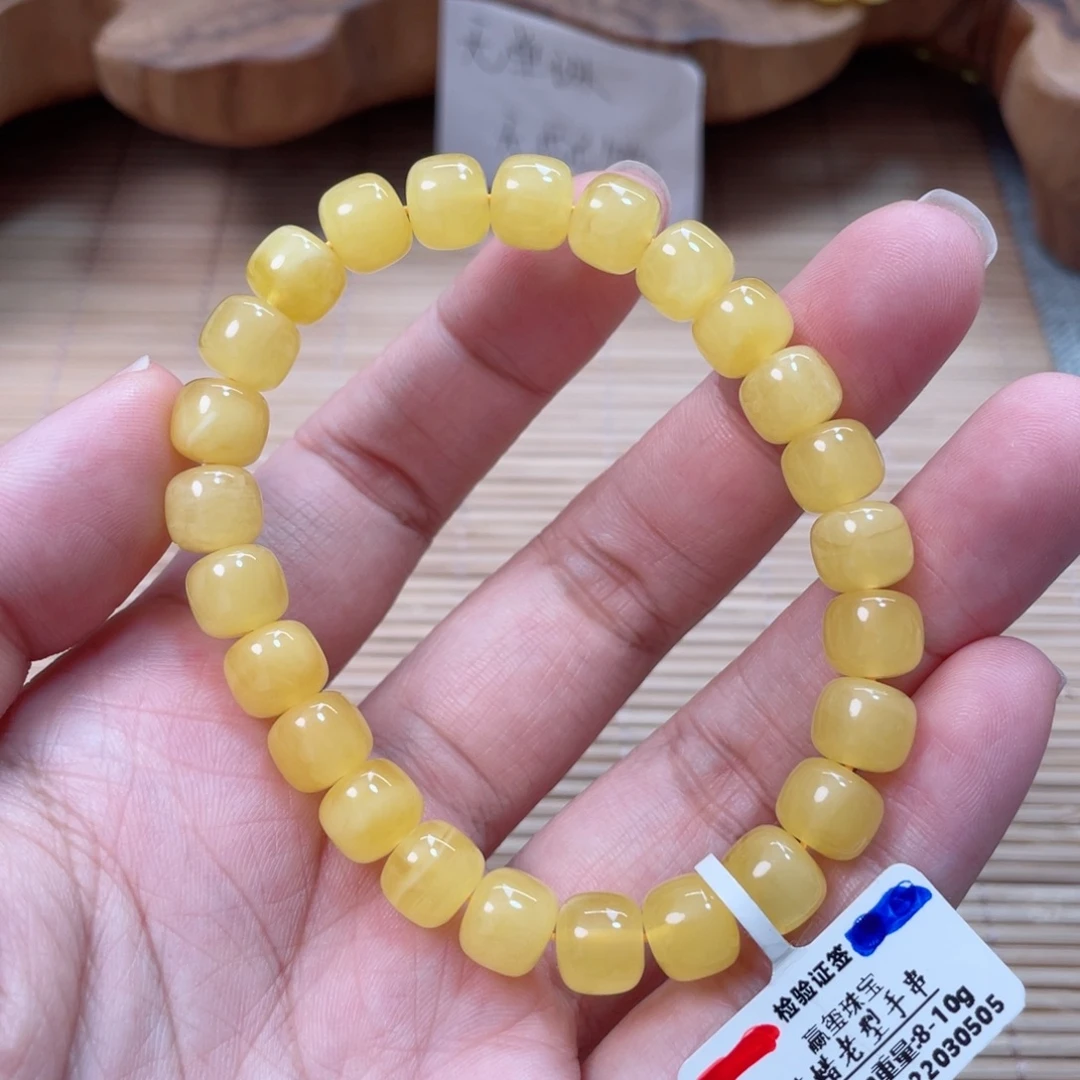 蜜蜡未镶嵌手串蜜蜡