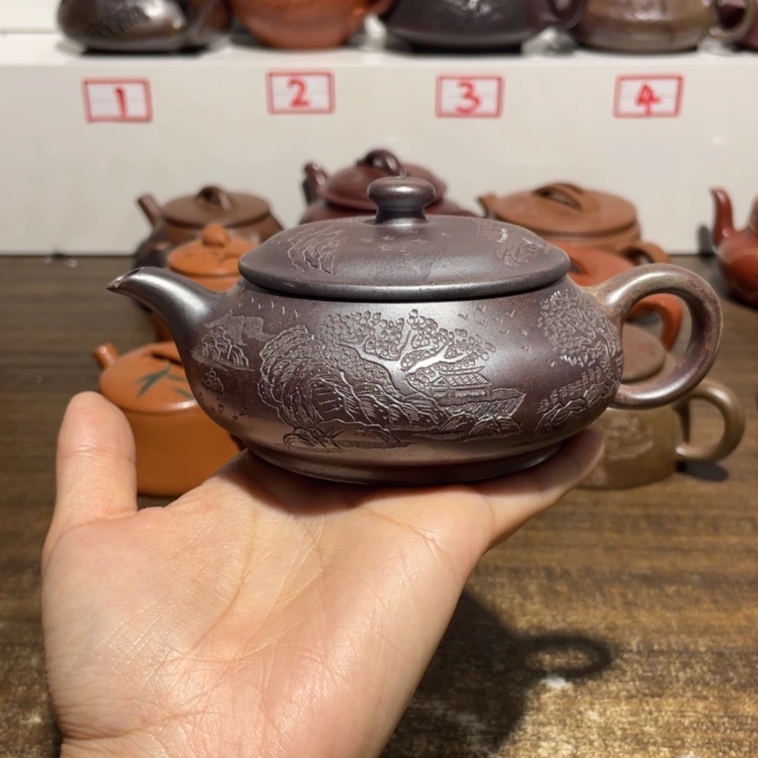 紫砂茶壶宜兴紫砂54.180CC