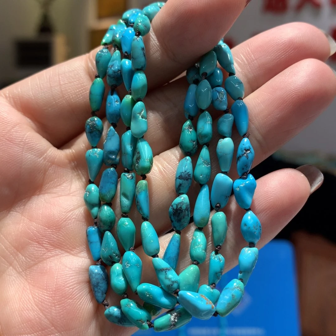 未镶嵌绿松石长链