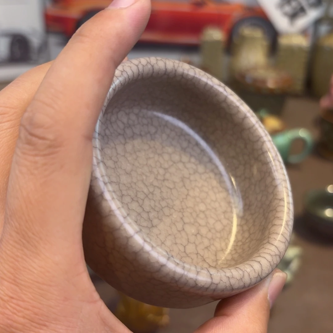杯薇****蹈龙泉青瓷茶具微瑕