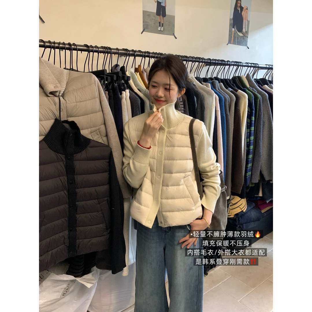 想象SAILORMOON -不费力精致款高领排扣假两件显瘦羽绒服20666