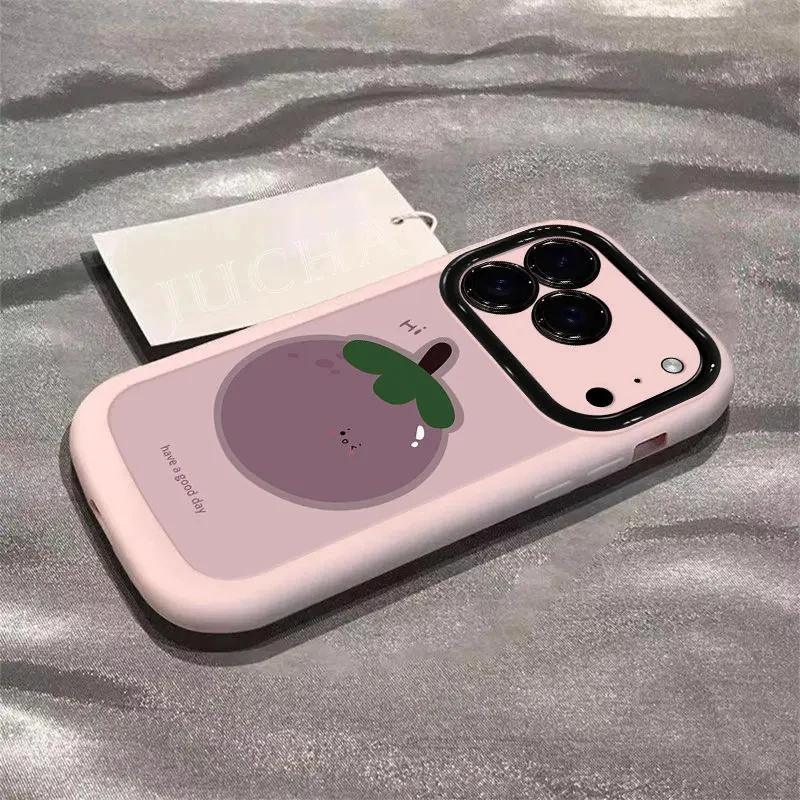 水果山竹适用苹果17全包手机壳iphone17promax简约16/15/14/13/12