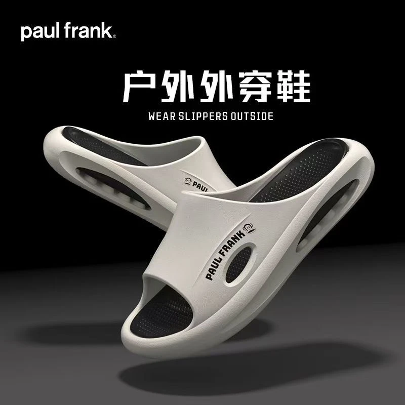 大嘴猴新款拖鞋男士运动夏季可拆卸外穿防滑厚底休闲男凉软底情侣