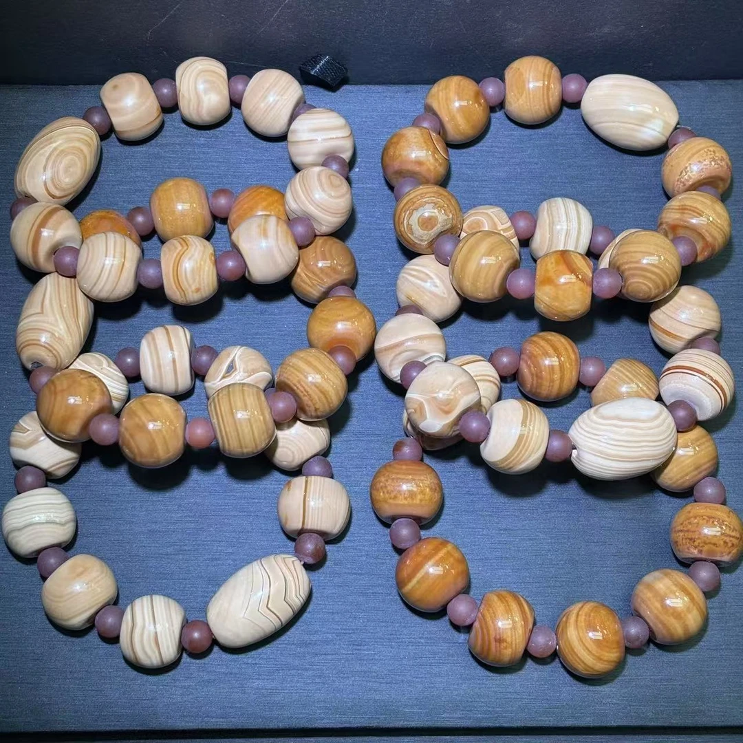 面面来财珠宝q-S8001-六道灵石玛瑙手串-多样性发货只发一件