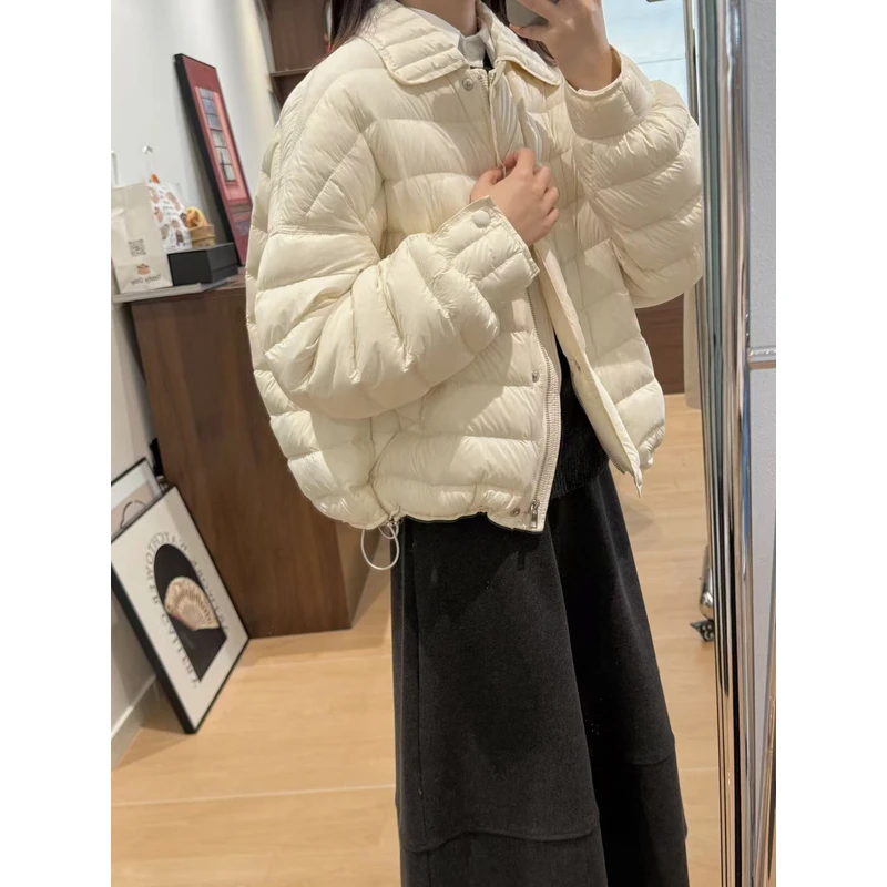 【Niche Young】奶杏云膨羽衣 时尚宽松韩版秋冬休闲羽绒服Y6801