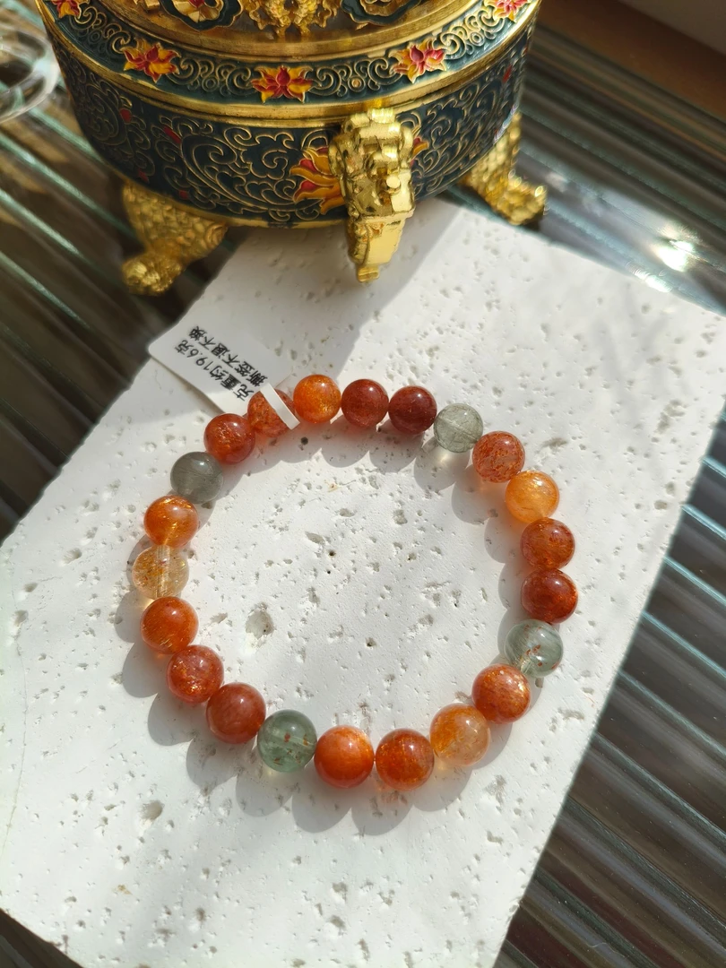 非金属玻璃手链 阿鲁沙单圈手串L75号卡8+