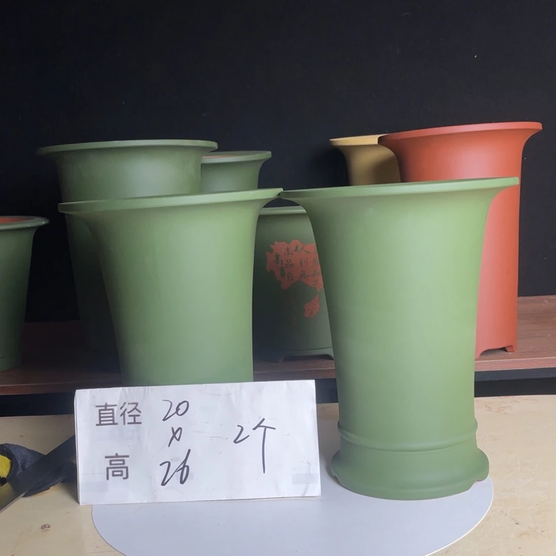 宜兴原矿紫砂花盆