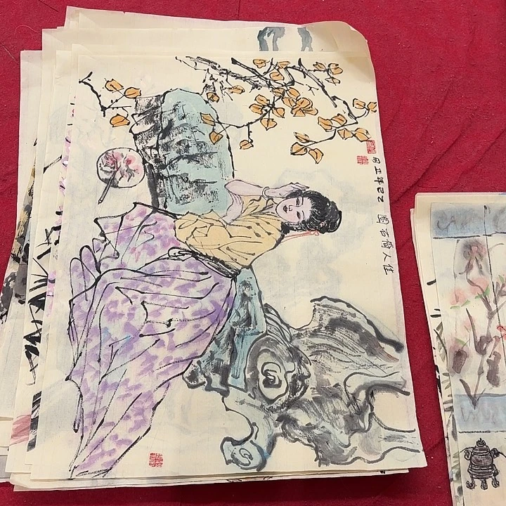国画花鸟等多种鸟类的栖息环境