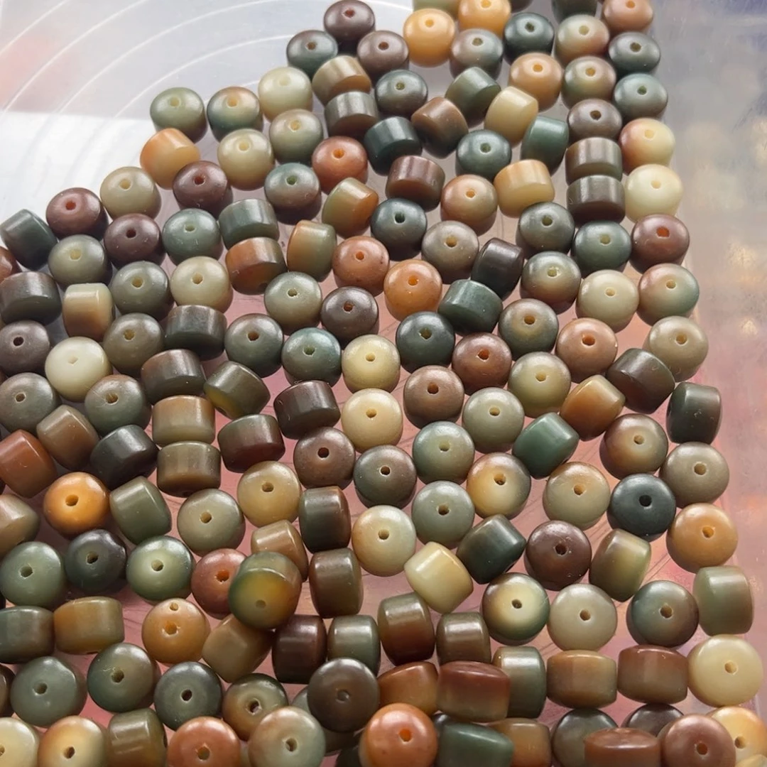 【闪购商品】白玉菩提吊坠a10/108颗敦煌金轮