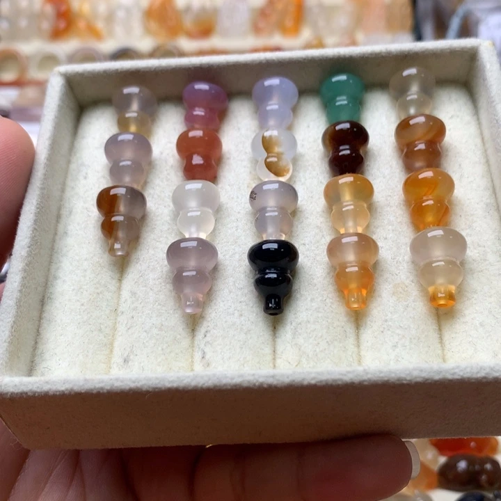 玛瑙/玉髓未镶嵌玛瑙葫芦