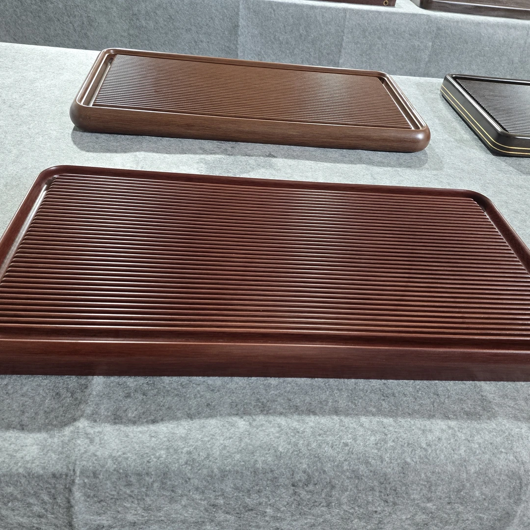 博观80×40×5电木茶盘排水整块家用客厅办公室茶台