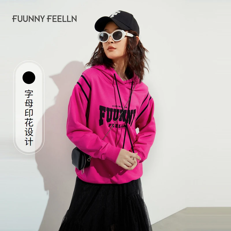 FF||仿佛秋卫衣女外套连帽时尚薄款套头FM00721