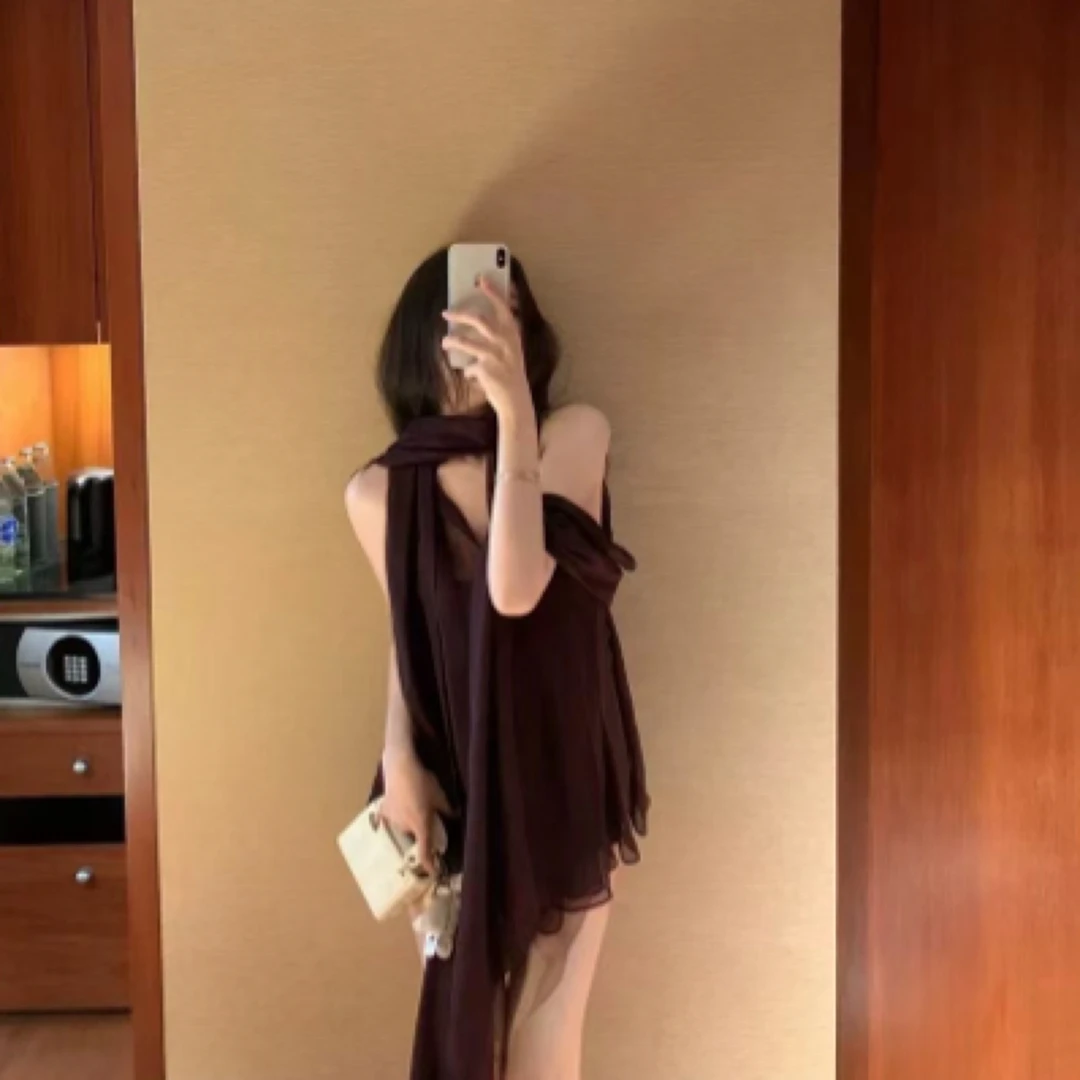 纯欲辣妹气质连衣裙套装