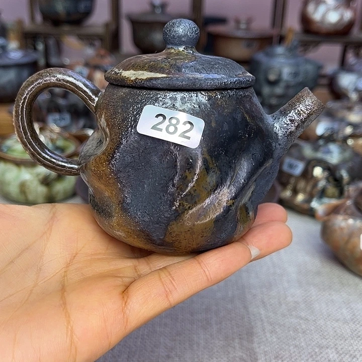 裸柴烧陶瓷手工茶器