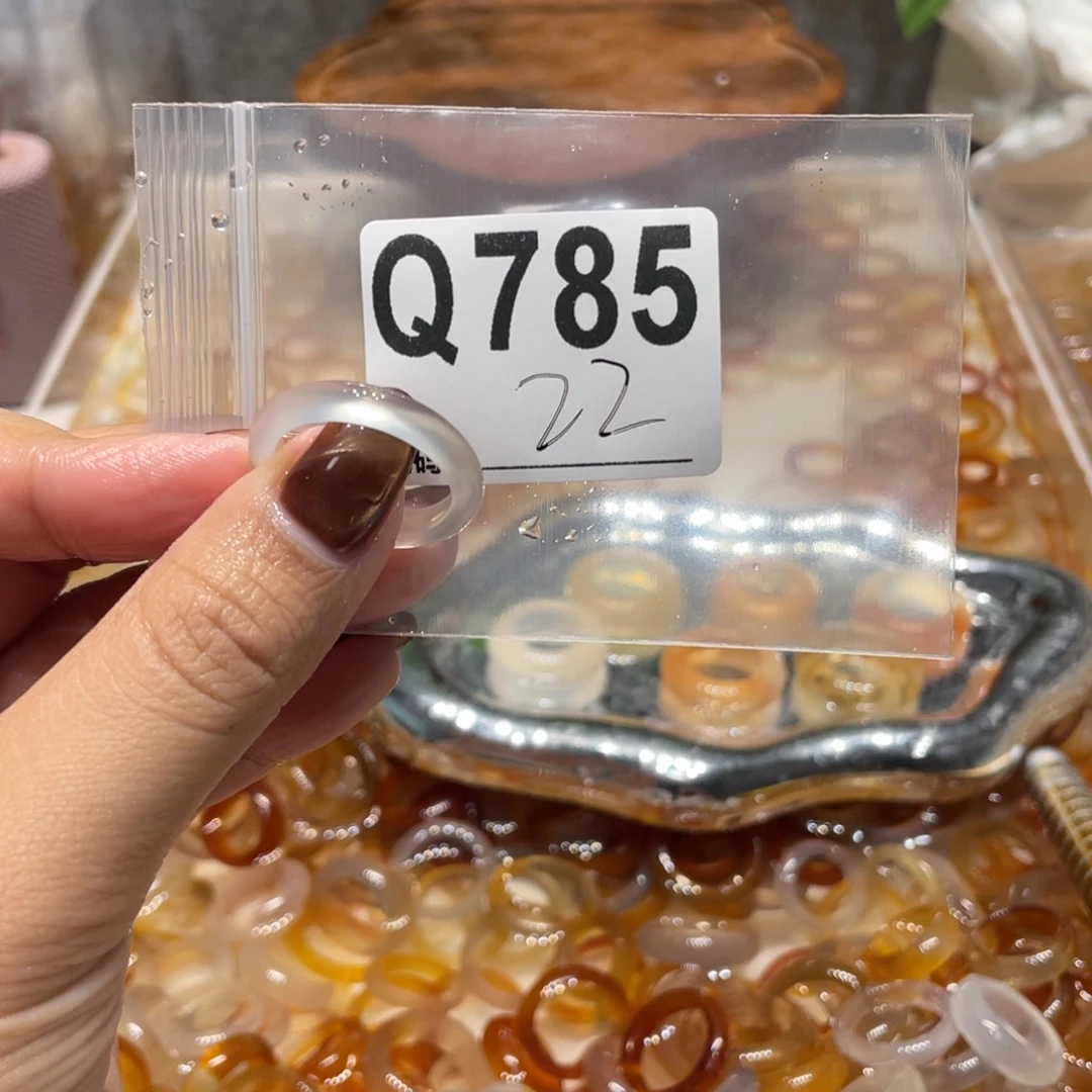 玛瑙/玉髓未镶嵌戒指785