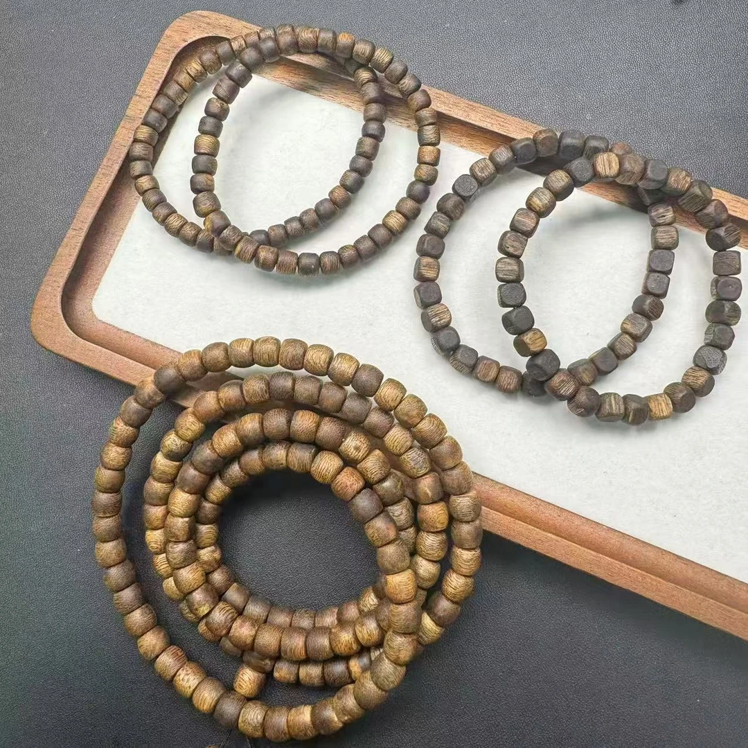 沉香沉香半成品手工diy串珠散珠材料（CX01-CX10)