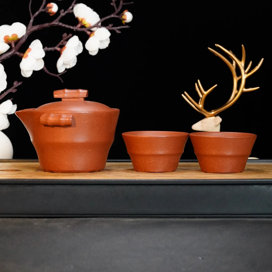 GS15-099  宜兴手工紫砂   公道杯套装