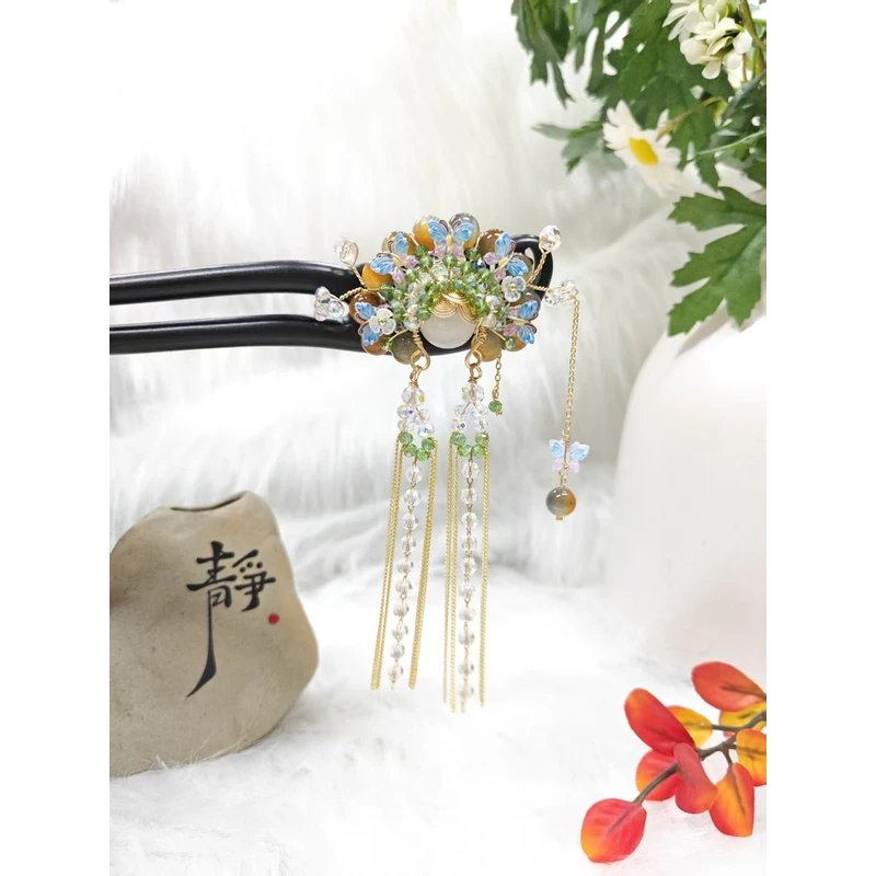 炑歌K283王熙凤刀马旦时尚百搭原创设计手工款15公分发簪