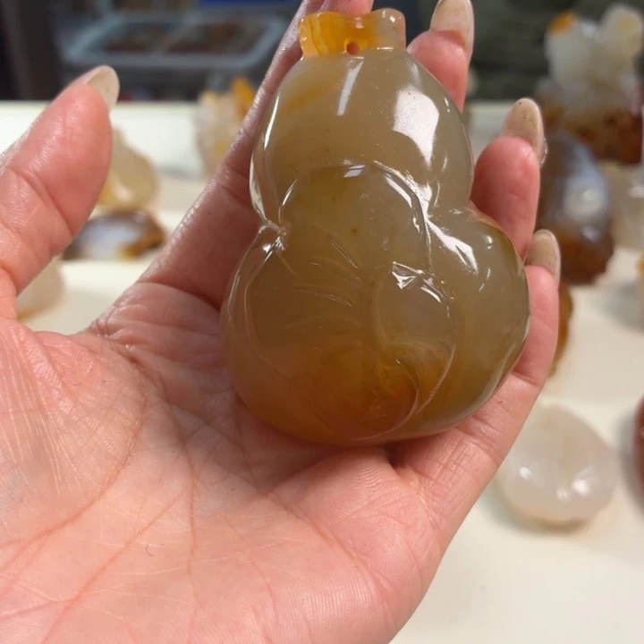 玛瑙/玉髓吊坠(不含链)未镶嵌