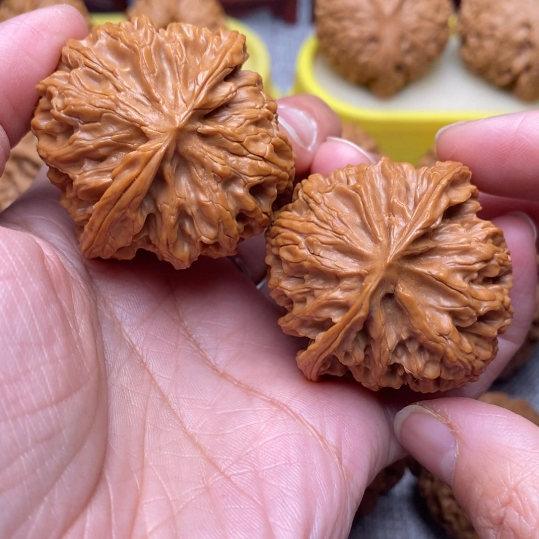 文玩核桃把件全品毕业绝配苹果44尺51克重